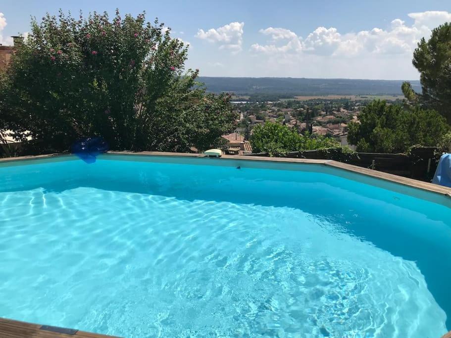 Appartement Sur La Colline Avec Acces Piscine Volx Bagian luar foto